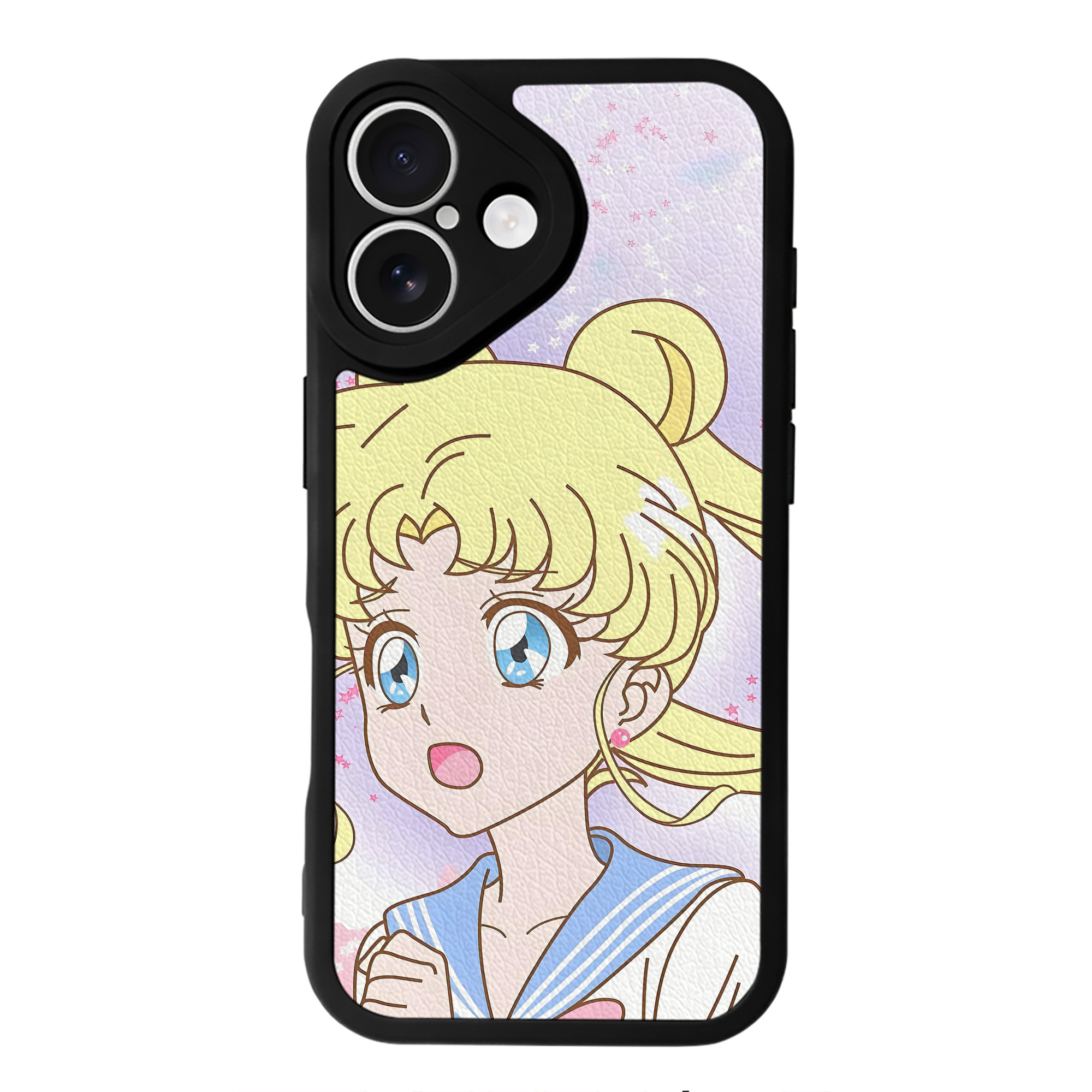 （画像用） 美少女戦士セーラームーン Sailor Moon 【iPhone 16シリーズ対応】シリコンスマホケース（レザー調） 材質：シリコン